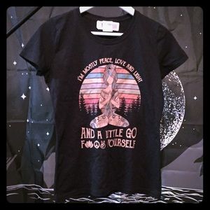 Black Hippy Graphic Tee. Size Small/2-4.